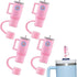 Outdoor Cup Lid Straw Cap Silicone Anti-plug Accessories Cute Tumbler Straw Toppers for Tumblers, Dust-Proof Drinking Straw Caps for Reusable Straws Tips